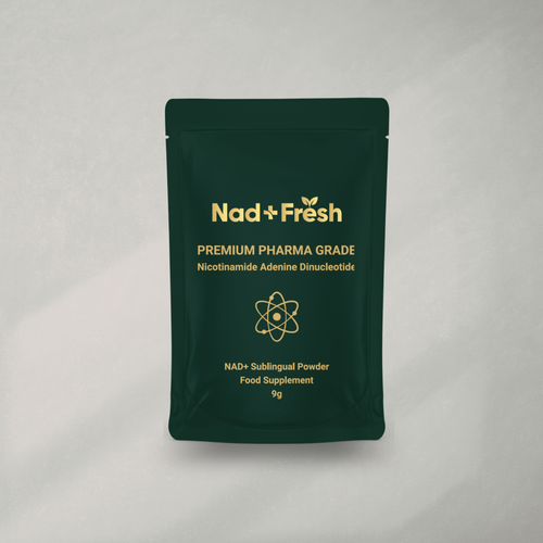 NAD+ Fresh Nicotinamide Adenine Dinucleotide Pharma-grade Sublingual Powder (9g) - - Oral Use Only